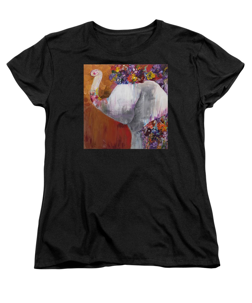 Flower Head - Elephant Collection - Women's T-Shirt (Standard Fit)