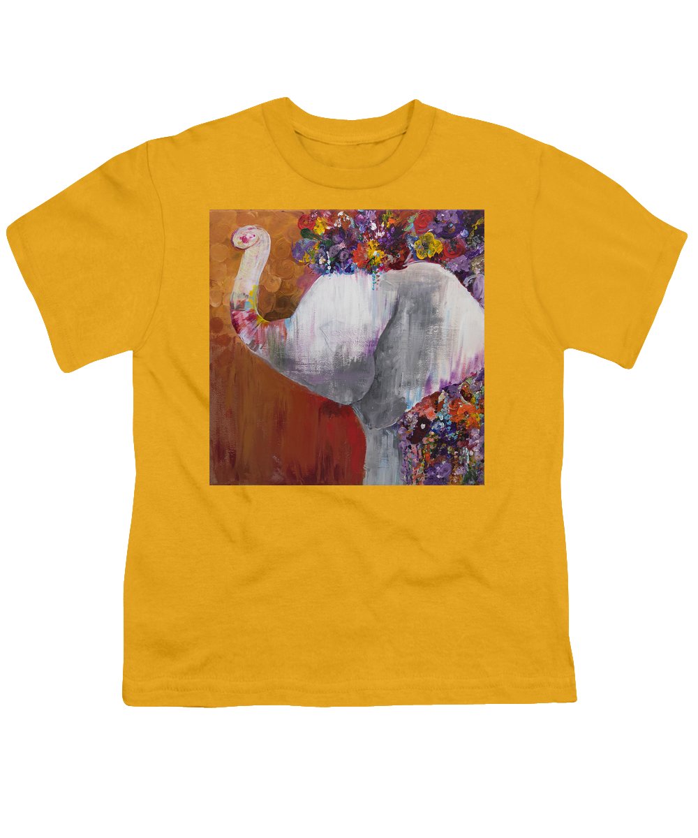 Flower Head - Elephant Collection - Youth T-Shirt