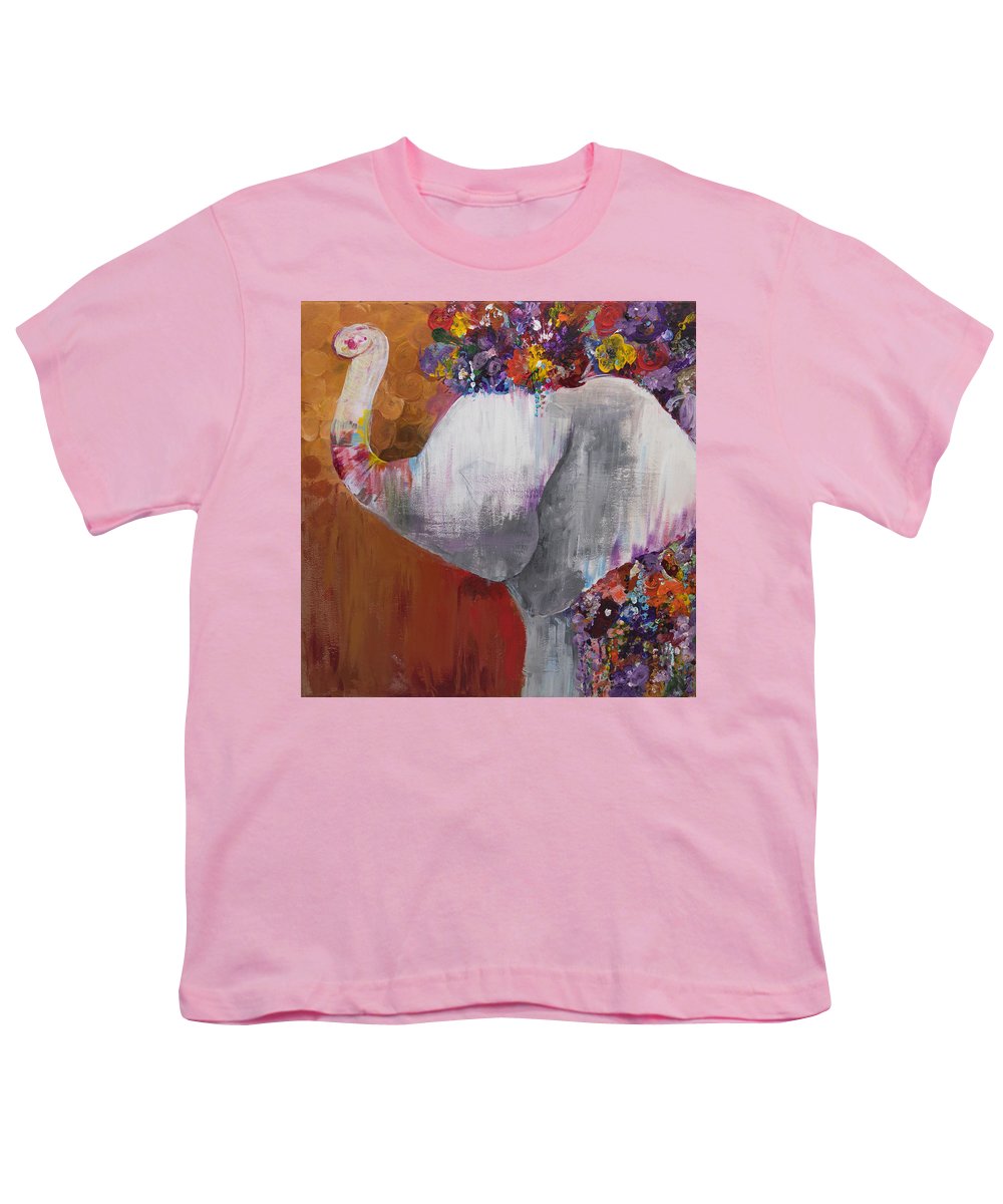 Flower Head - Elephant Collection - Youth T-Shirt