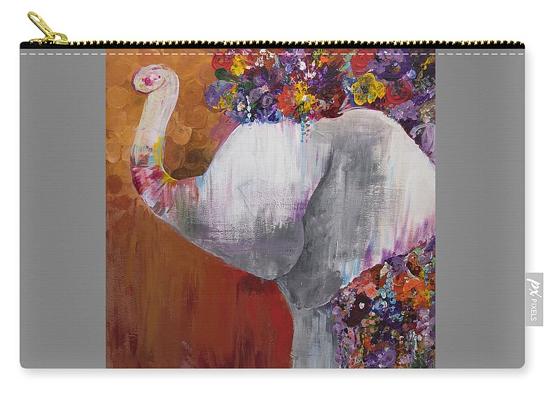 Flower Head - Elephant Collection - Carry-All Pouch