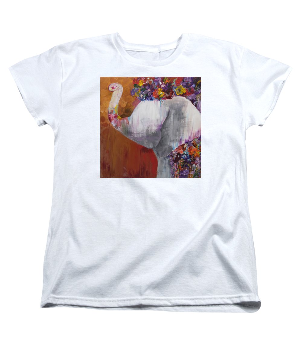 Flower Head - Elephant Collection - Women's T-Shirt (Standard Fit)