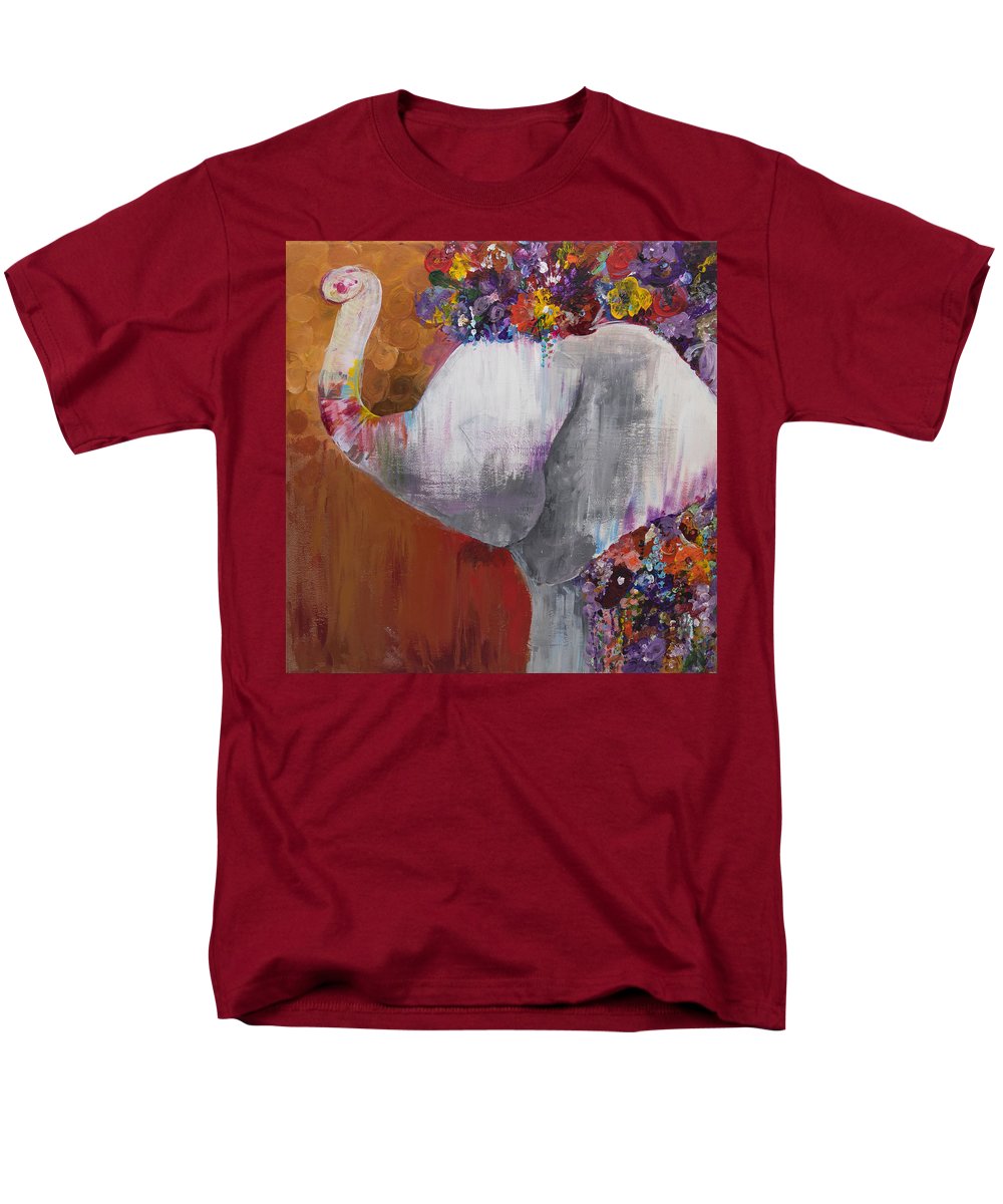 Flower Head - Elephant Collection - Men's T-Shirt  (Regular Fit)