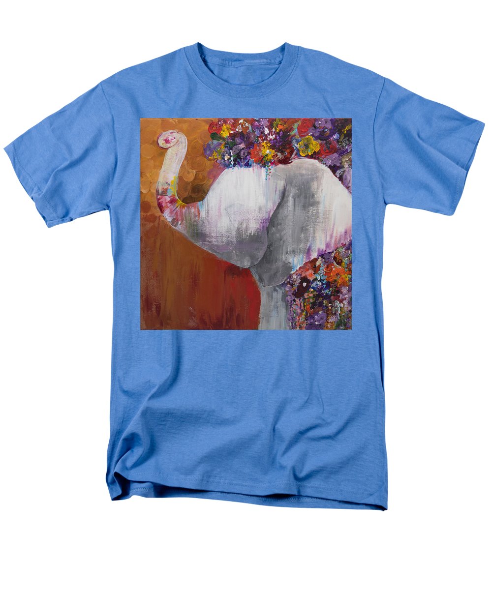 Flower Head - Elephant Collection - Men's T-Shirt  (Regular Fit)