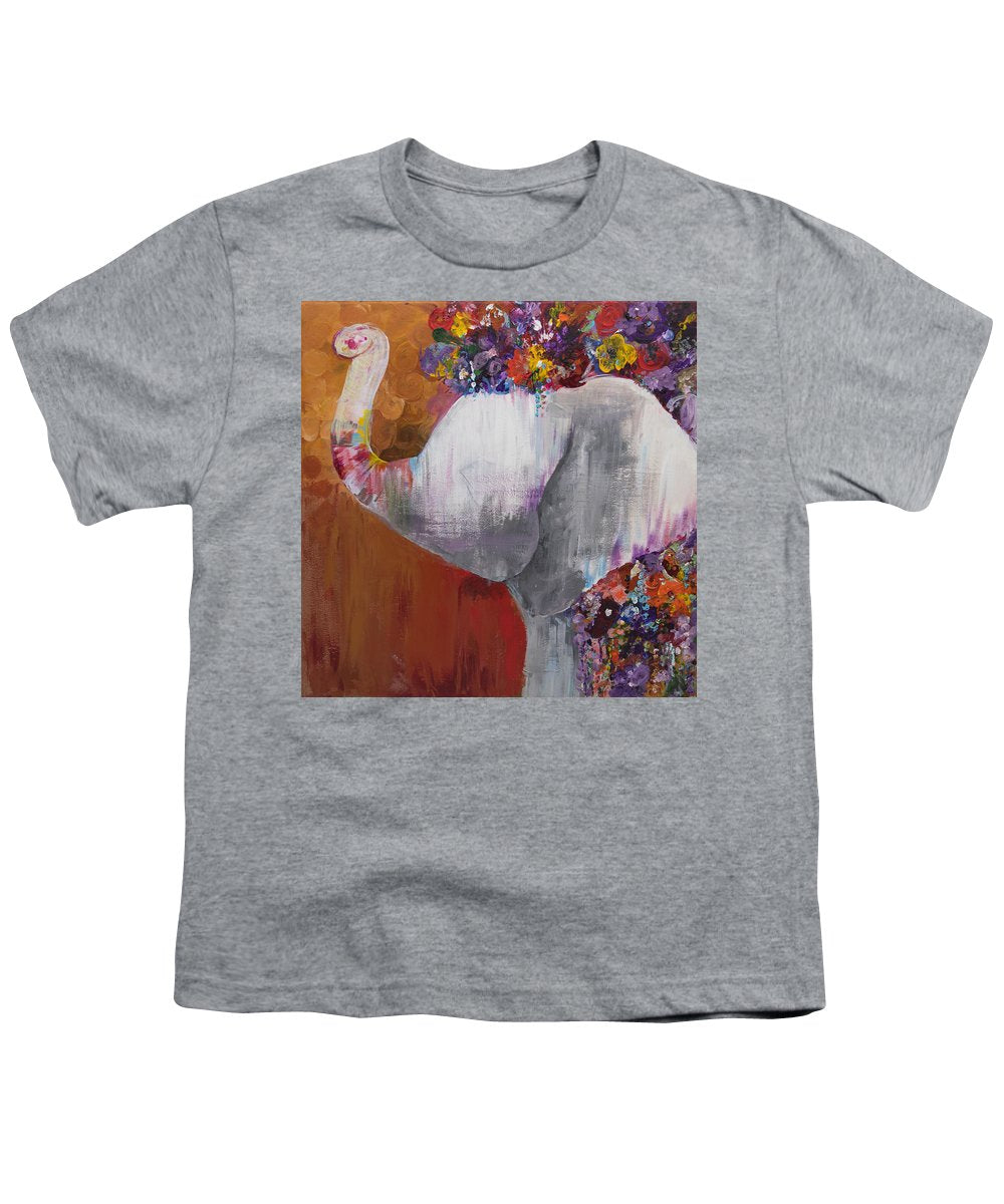 Flower Head - Elephant Collection - Youth T-Shirt