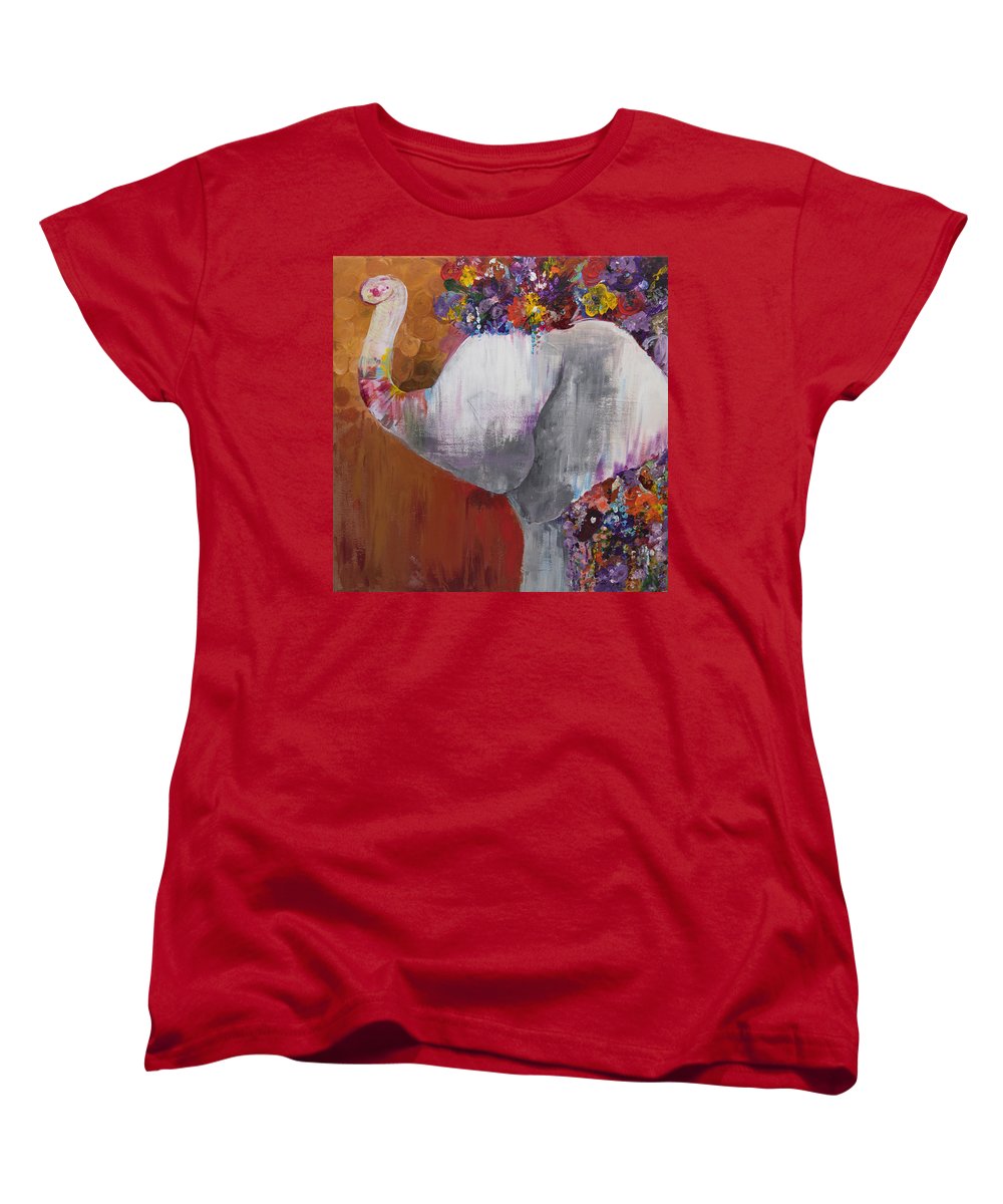 Flower Head - Elephant Collection - Women's T-Shirt (Standard Fit)