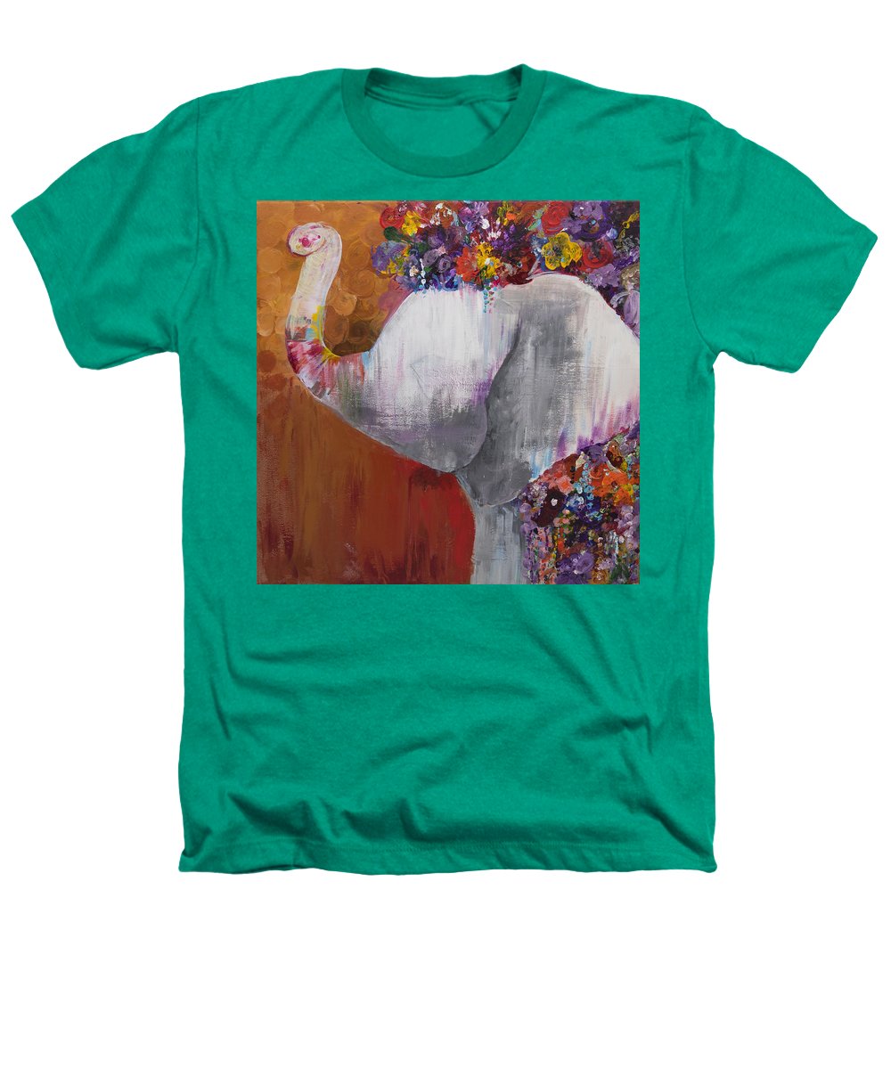 Flower Head - Elephant Collection - Heathers T-Shirt