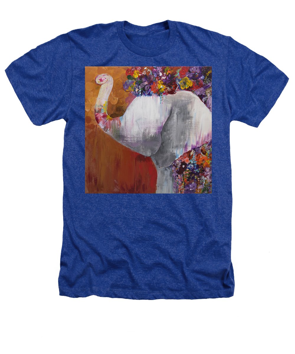 Flower Head - Elephant Collection - Heathers T-Shirt