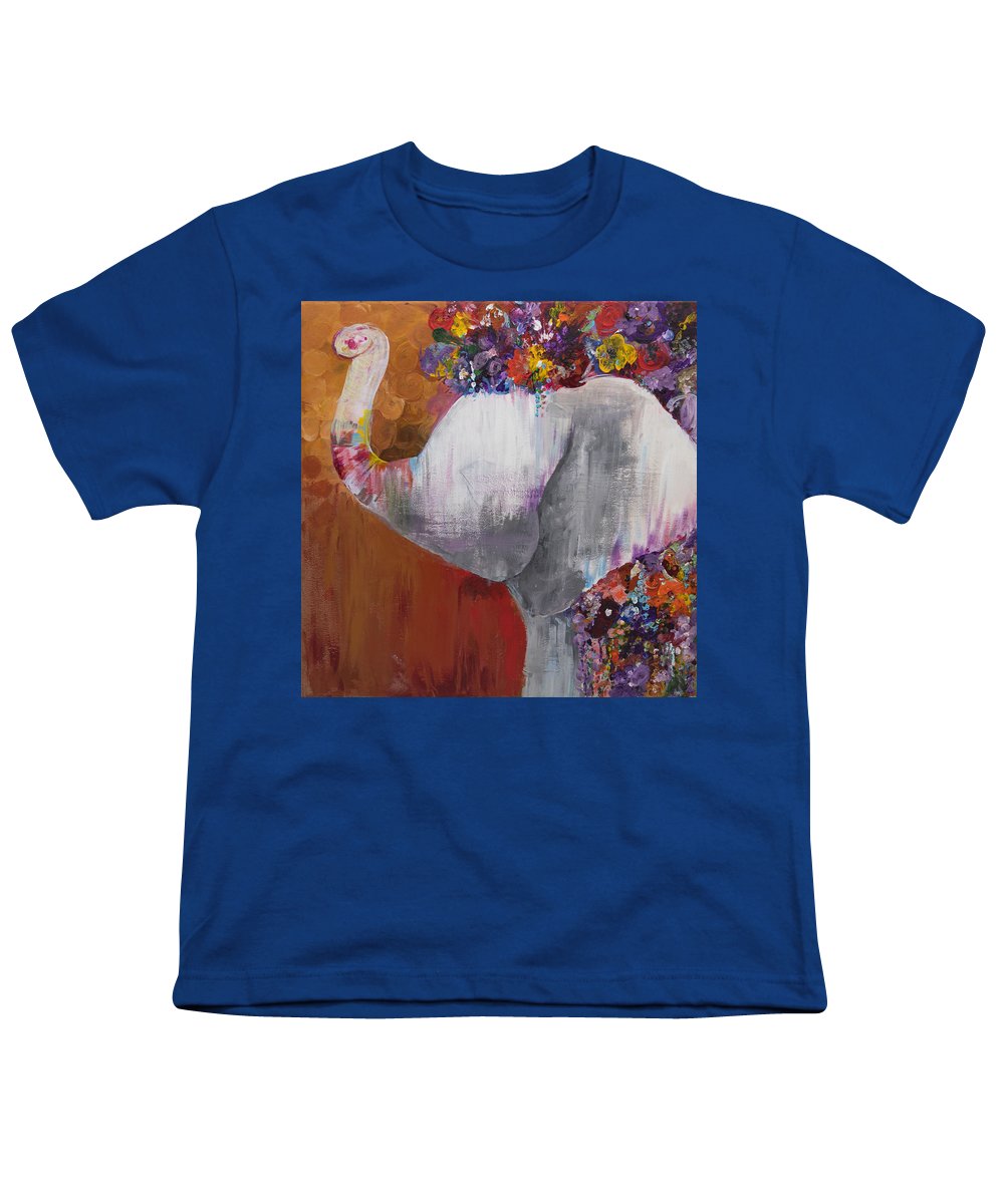 Flower Head - Elephant Collection - Youth T-Shirt