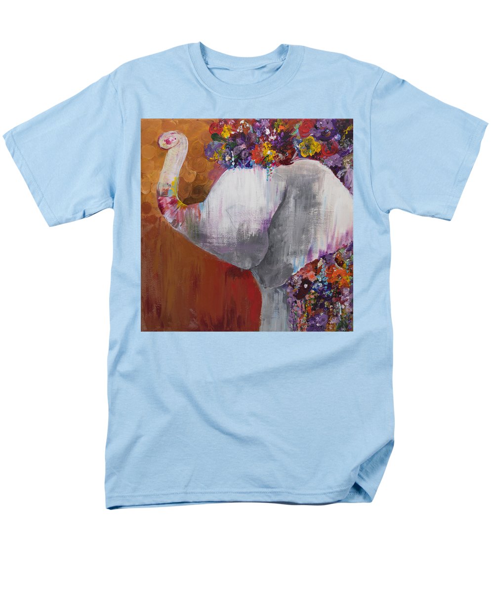 Flower Head - Elephant Collection - Men's T-Shirt  (Regular Fit)