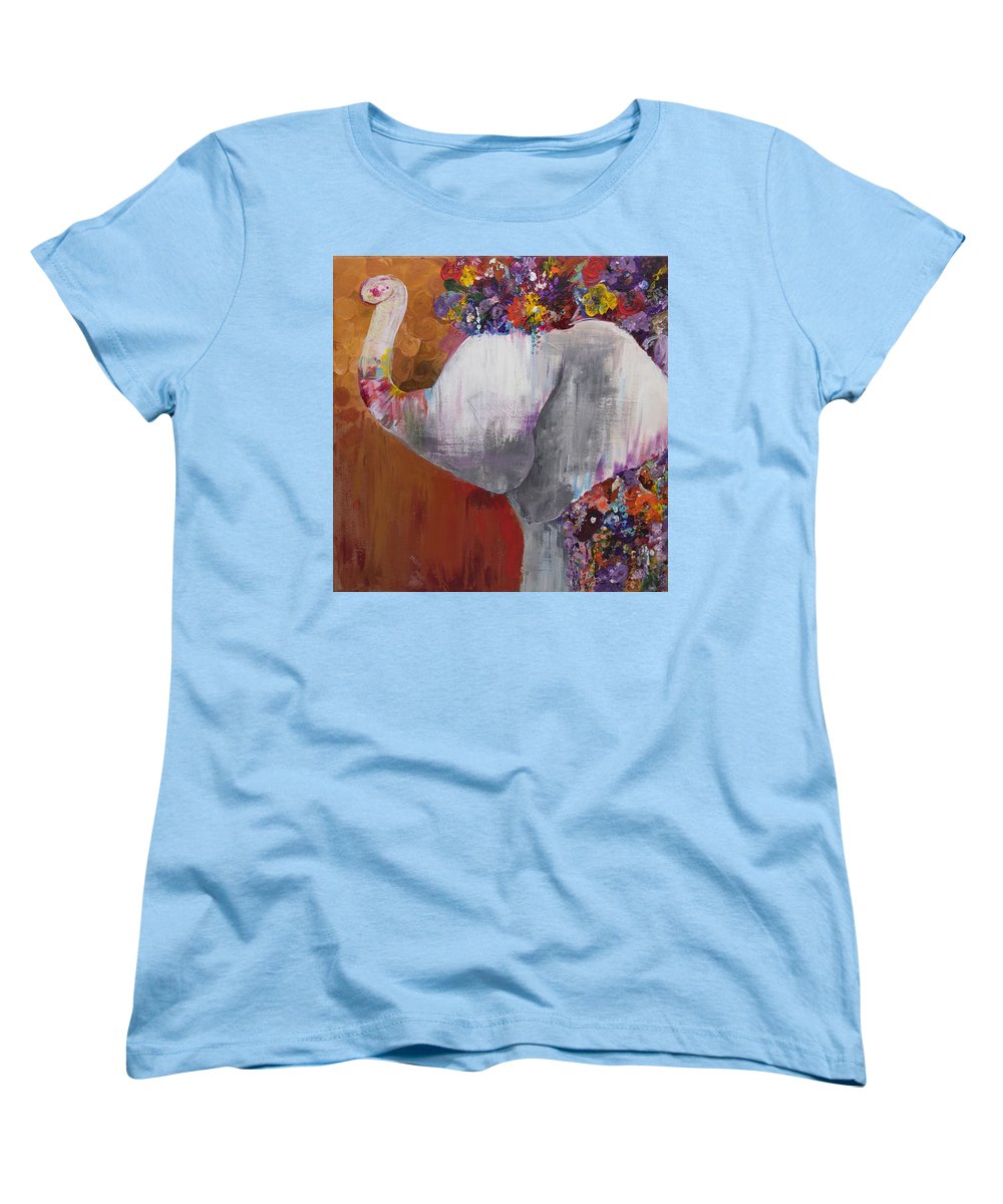 Flower Head - Elephant Collection - Women's T-Shirt (Standard Fit)