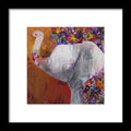 Flower Head - Elephant Collection - Framed Print