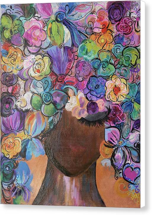 Free - Flower Head Collection - Canvas Print