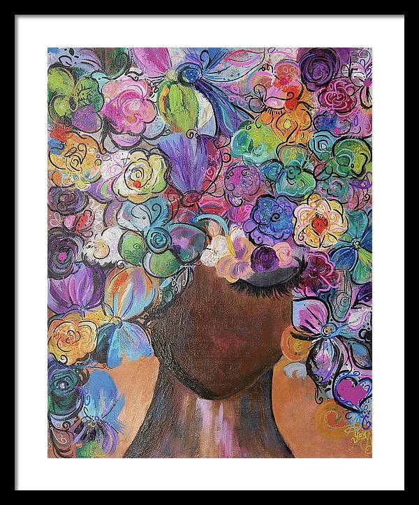 Free - Flower Head Collection - Framed Print