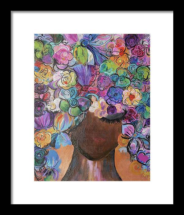 Free - Flower Head Collection - Framed Print