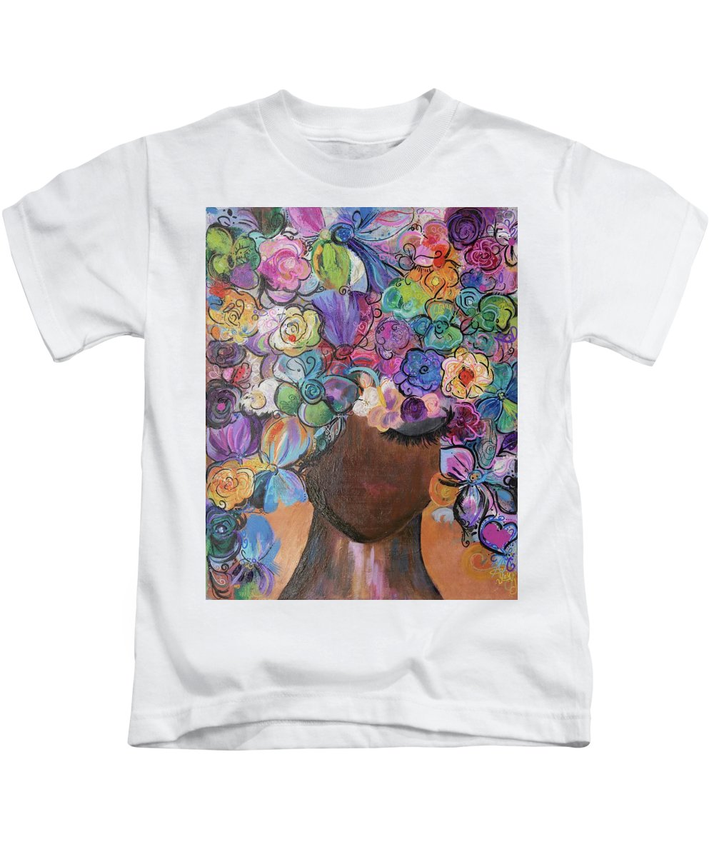 Free - Flower Head Collection - Kids T-Shirt