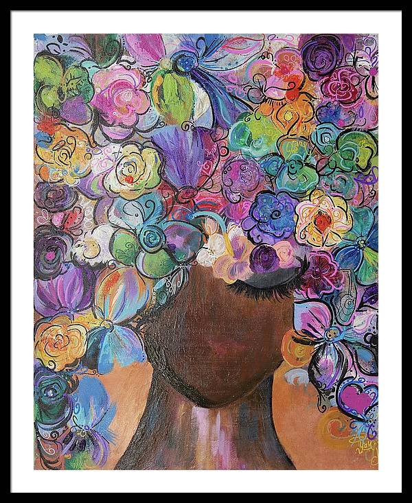 Free - Flower Head Collection - Framed Print