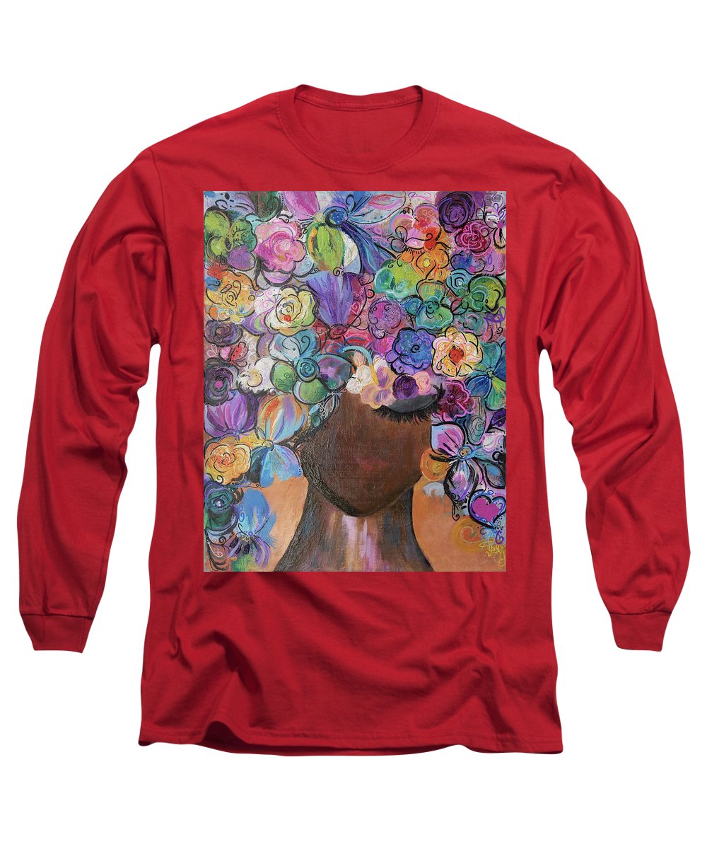 Free - Flower Head Collection - Long Sleeve T-Shirt