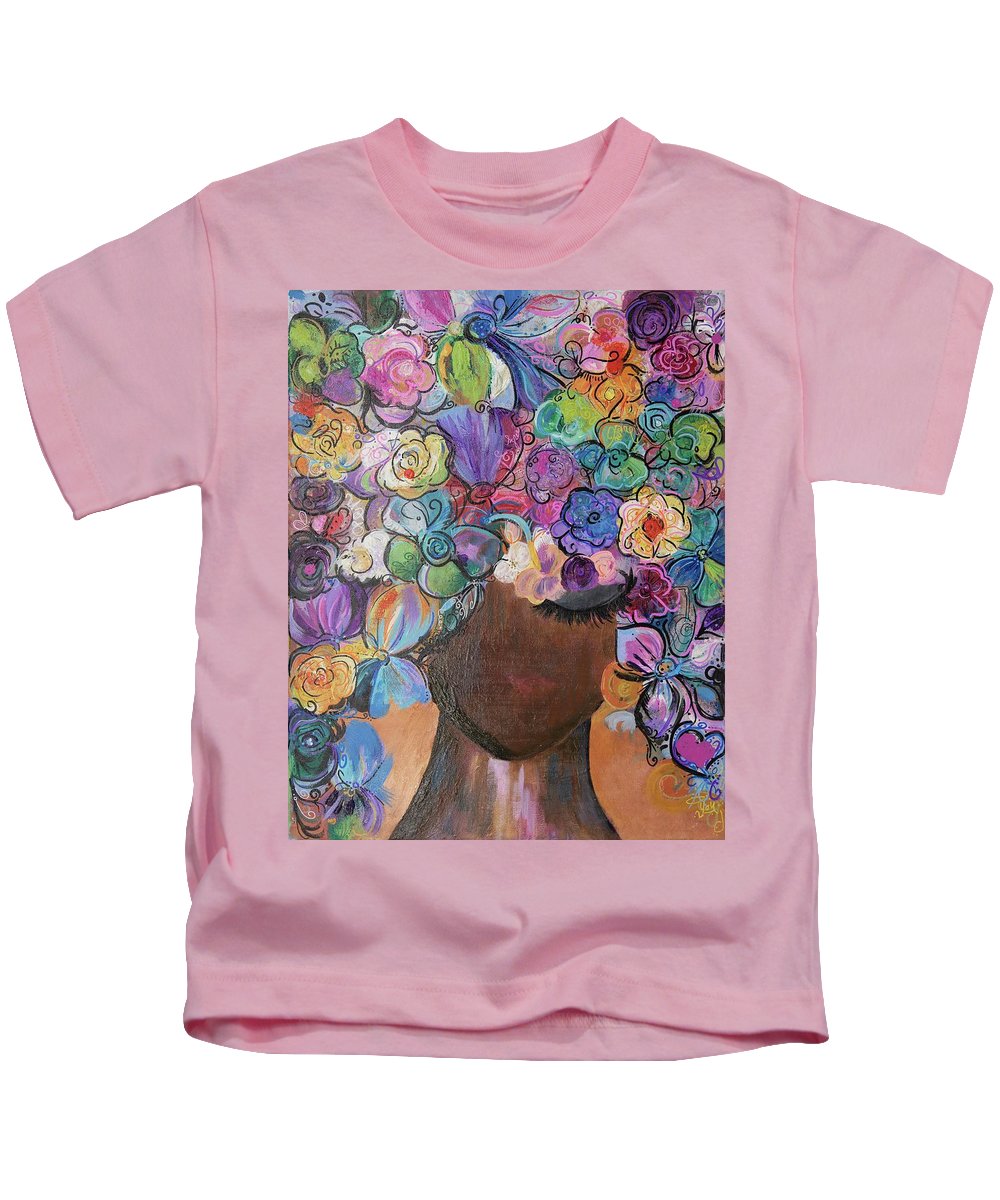 Free - Flower Head Collection - Kids T-Shirt