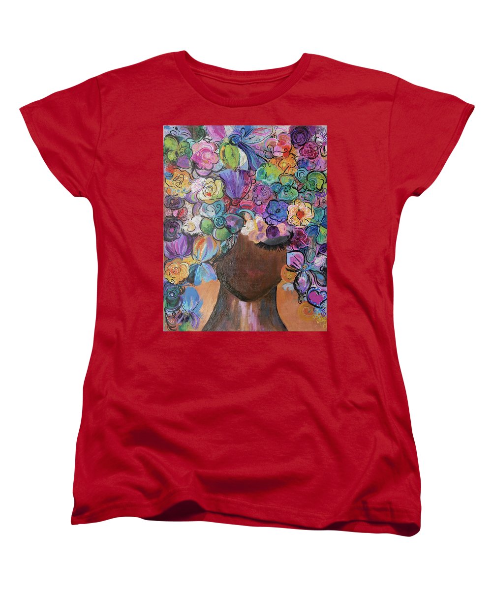 Free - Flower Head Collection - Women's T-Shirt (Standard Fit)