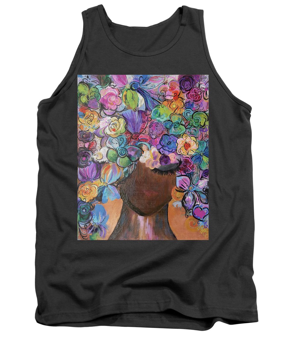 Free - Flower Head Collection - Tank Top