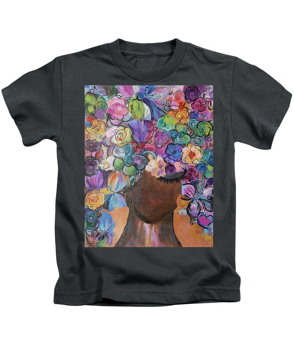 Free - Flower Head Collection - Kids T-Shirt