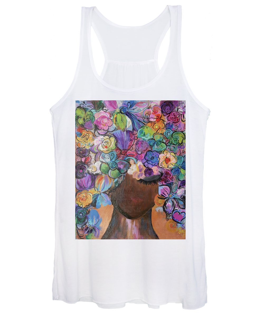 Free - Flower Head Collection - Women's Tank Top