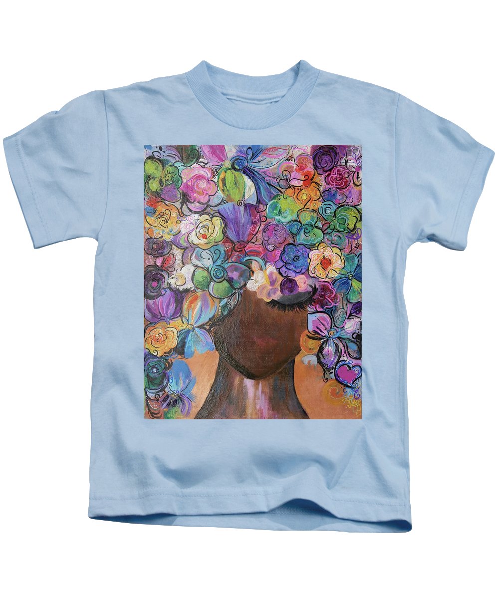 Free - Flower Head Collection - Kids T-Shirt