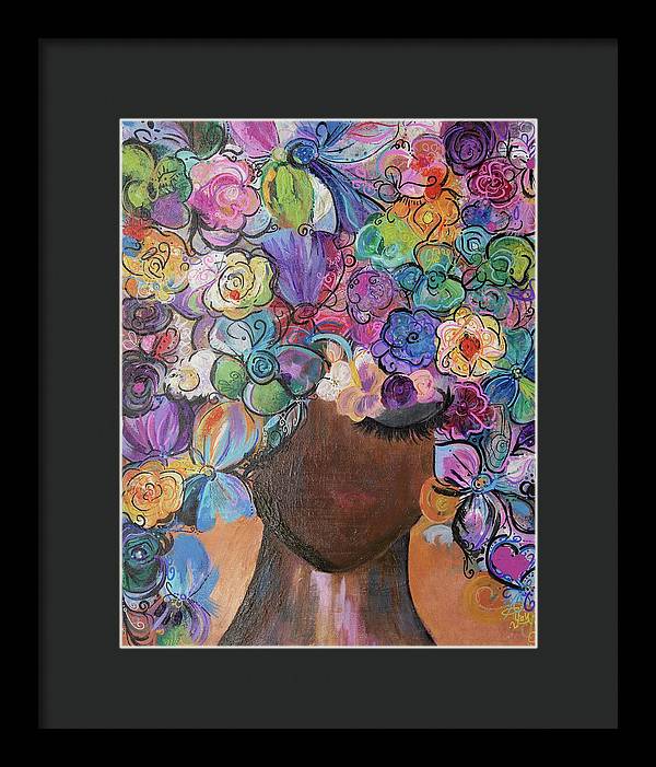 Free - Flower Head Collection - Framed Print