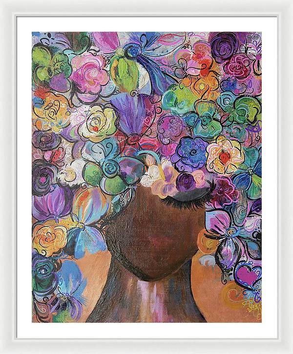 Free - Flower Head Collection - Framed Print