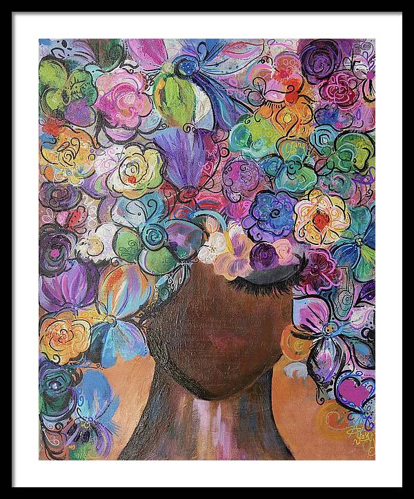 Free - Flower Head Collection - Framed Print