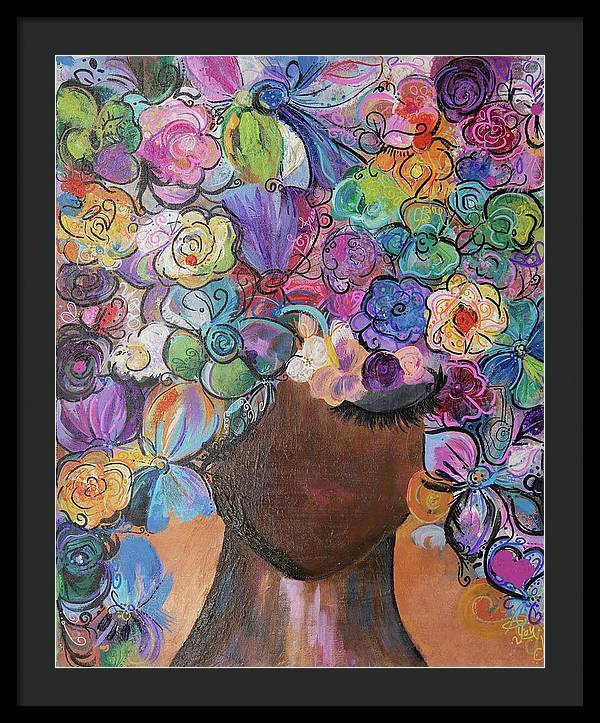 Free - Flower Head Collection - Framed Print