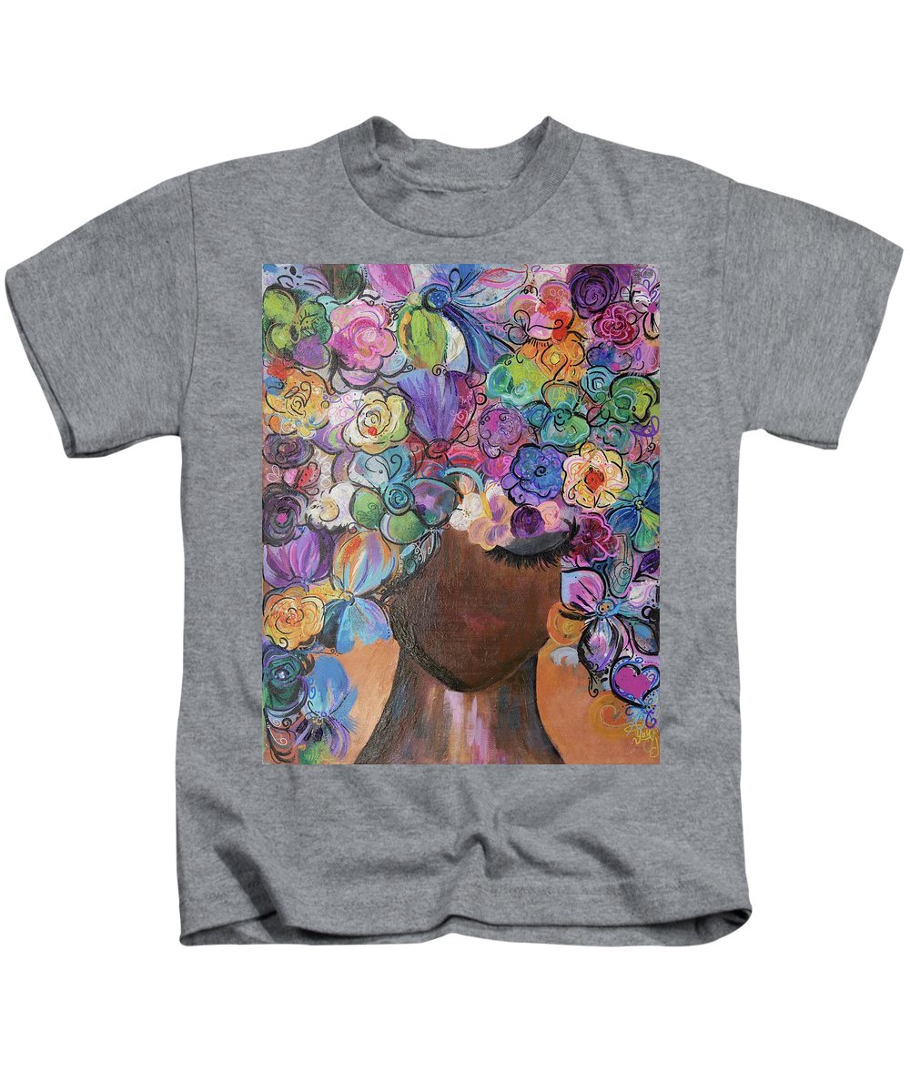 Free - Flower Head Collection - Kids T-Shirt