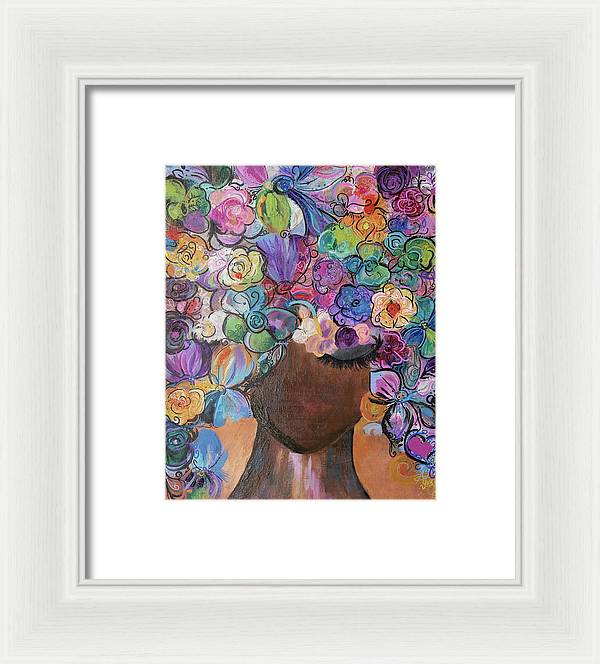 Free - Flower Head Collection - Framed Print