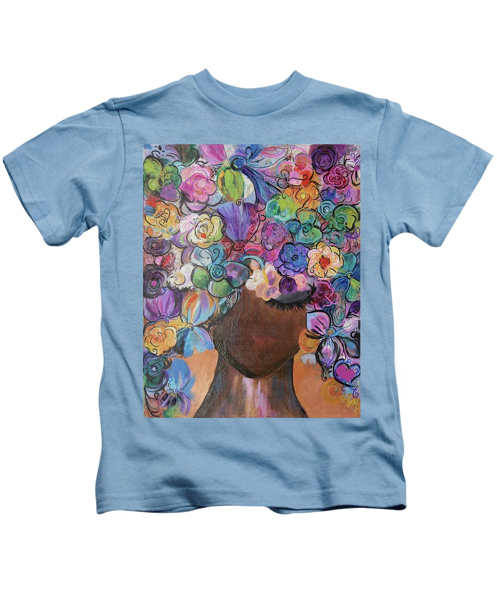 Free - Flower Head Collection - Kids T-Shirt