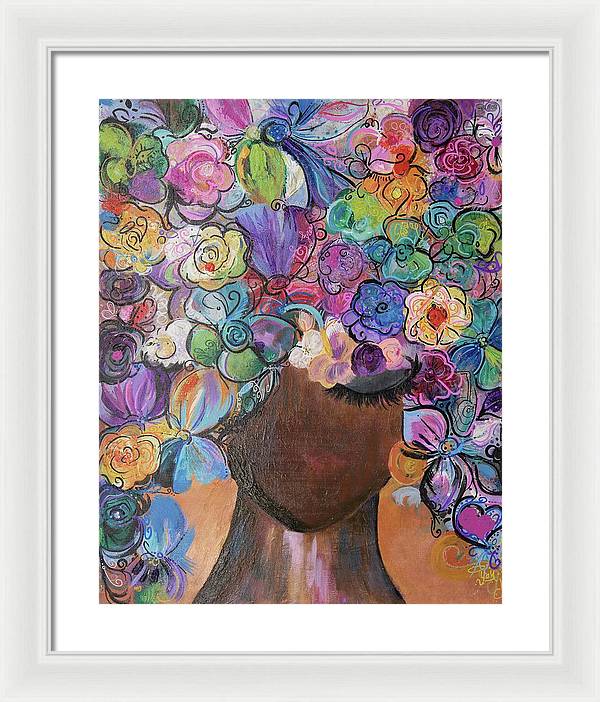 Free - Flower Head Collection - Framed Print