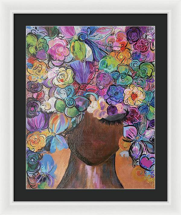 Free - Flower Head Collection - Framed Print