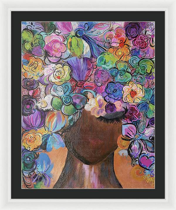 Free - Flower Head Collection - Framed Print