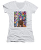 Free - Flower Head Collection - Women's V-Neck
