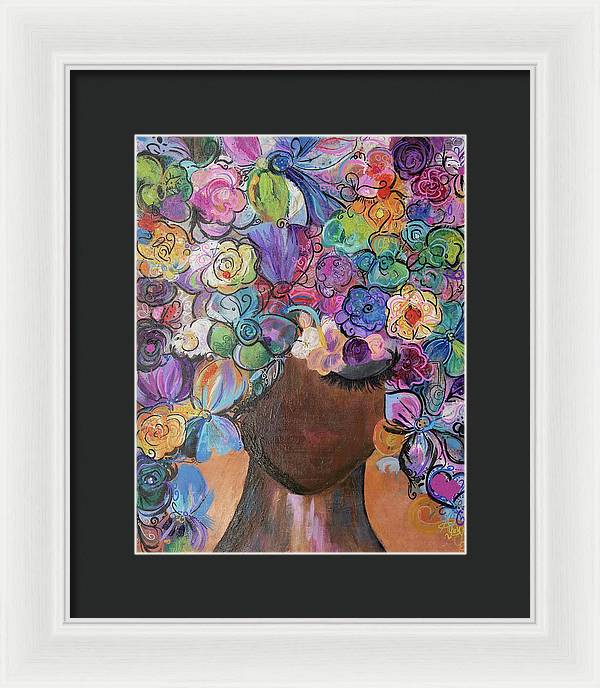 Free - Flower Head Collection - Framed Print