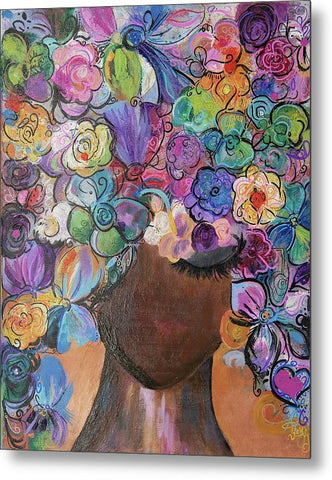 Free - Flower Head Collection - Metal Print