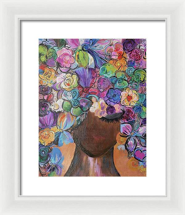 Free - Flower Head Collection - Framed Print