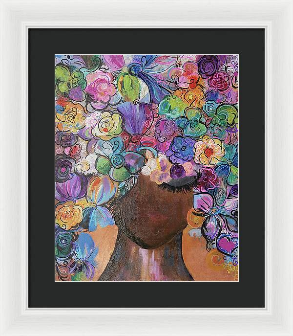 Free - Flower Head Collection - Framed Print