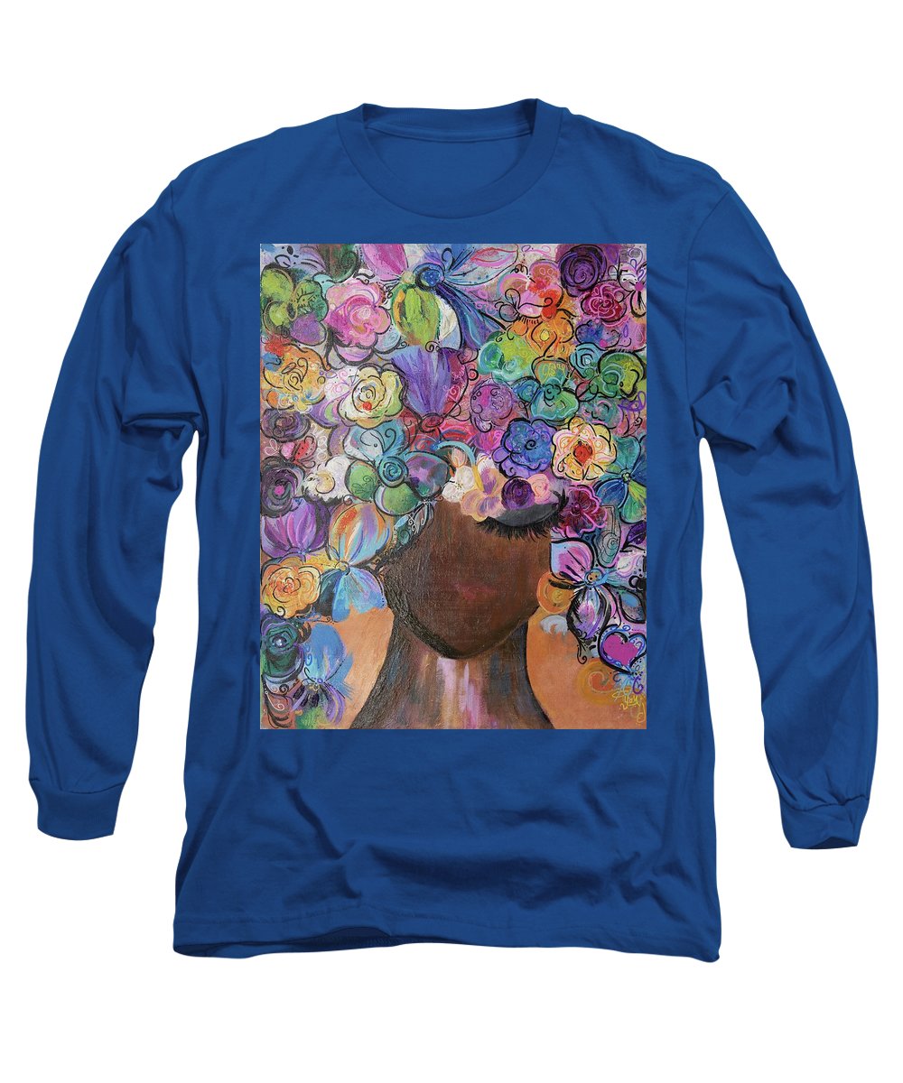 Free - Flower Head Collection - Long Sleeve T-Shirt