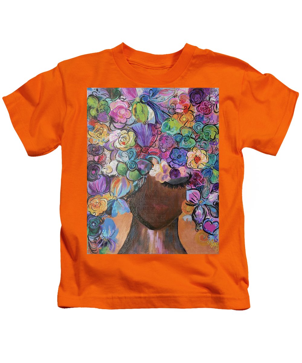 Free - Flower Head Collection - Kids T-Shirt