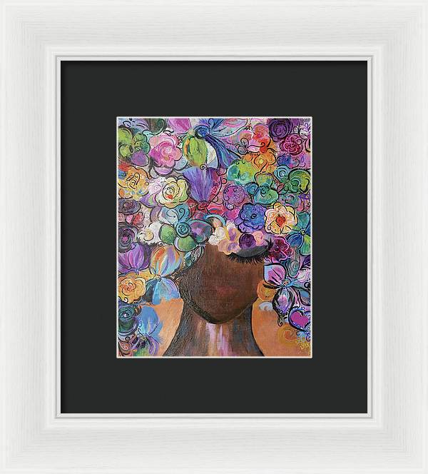 Free - Flower Head Collection - Framed Print