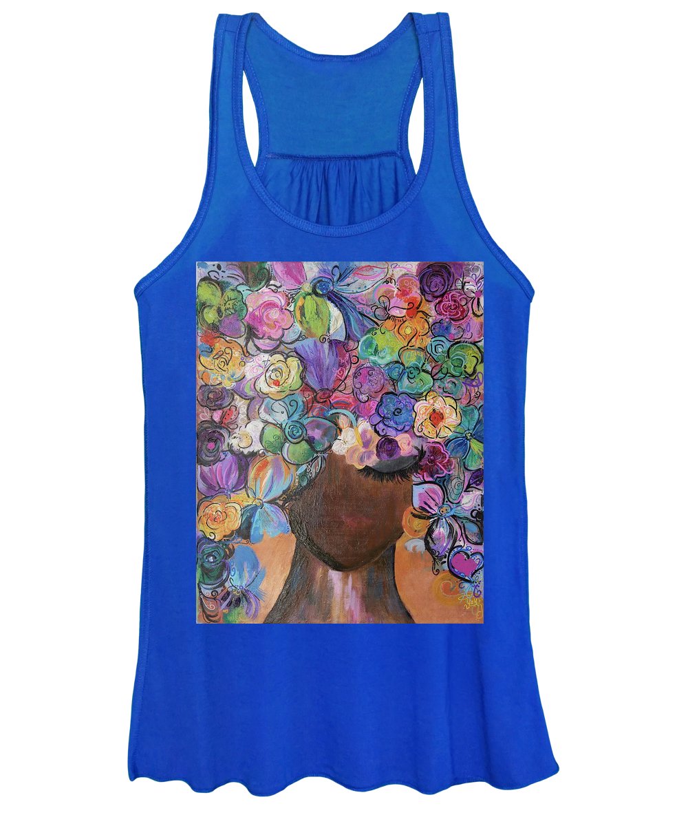 Free - Flower Head Collection - Women's Tank Top