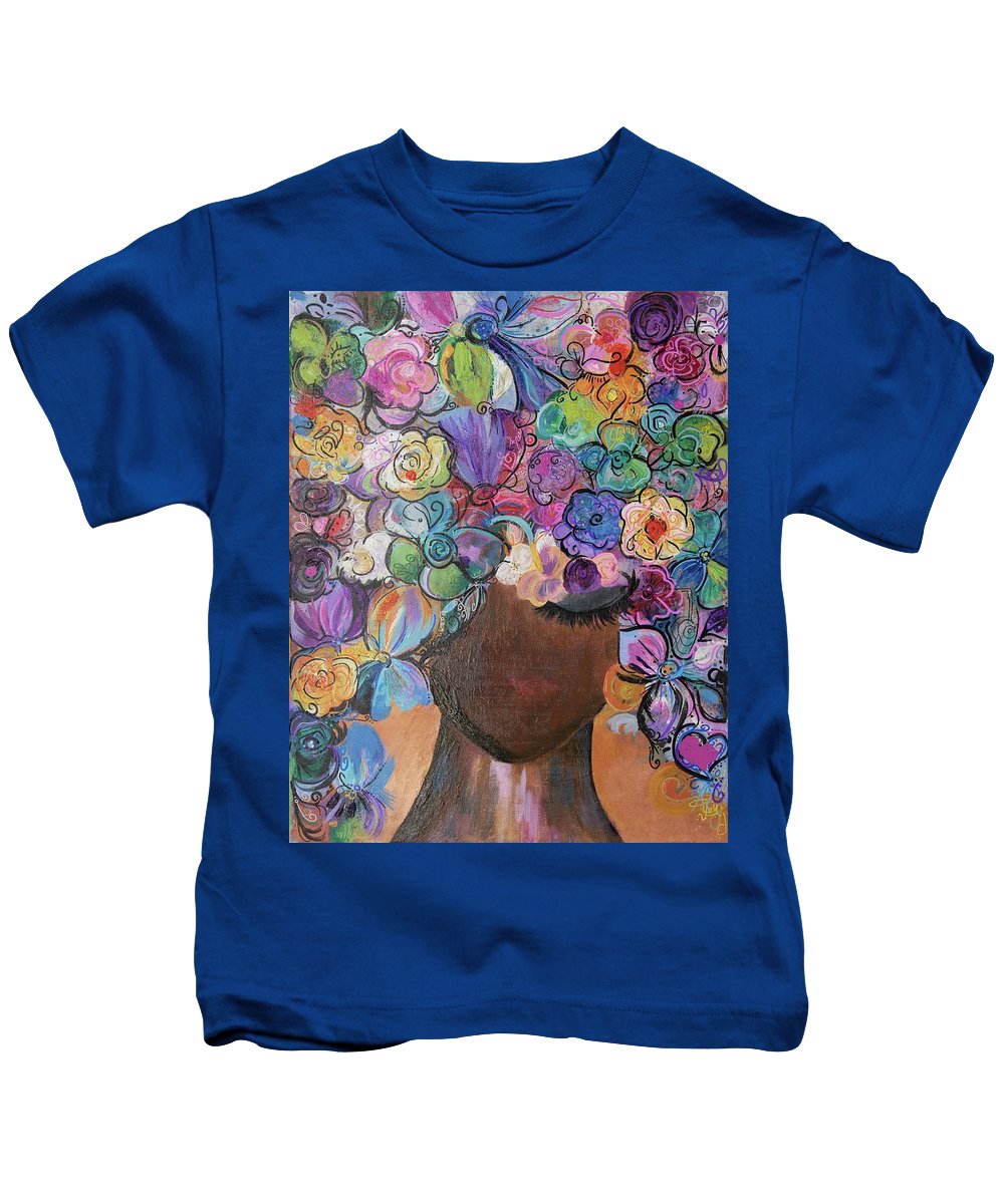 Free - Flower Head Collection - Kids T-Shirt