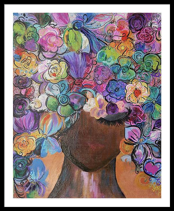 Free - Flower Head Collection - Framed Print