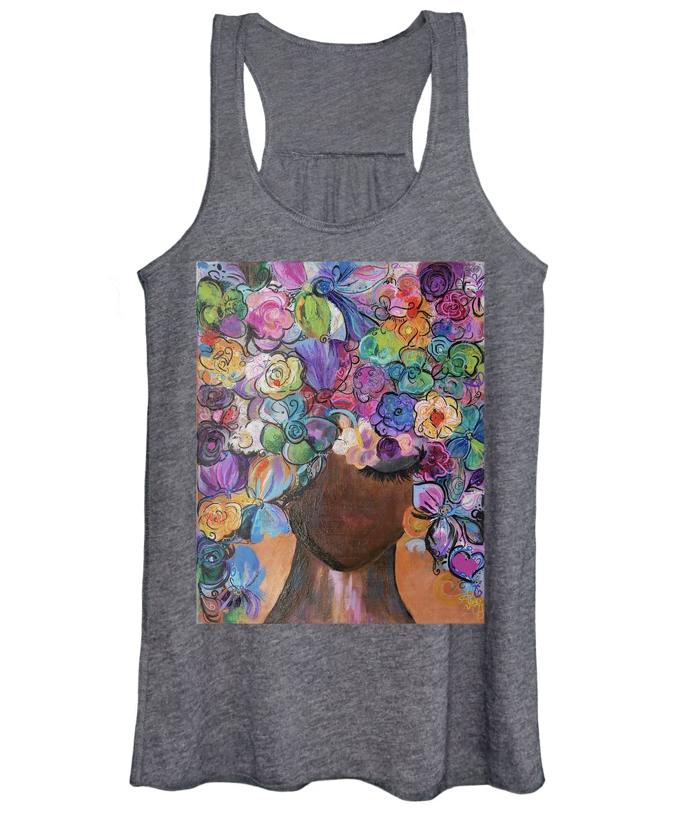 Free - Flower Head Collection - Women's Tank Top