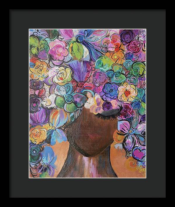 Free - Flower Head Collection - Framed Print